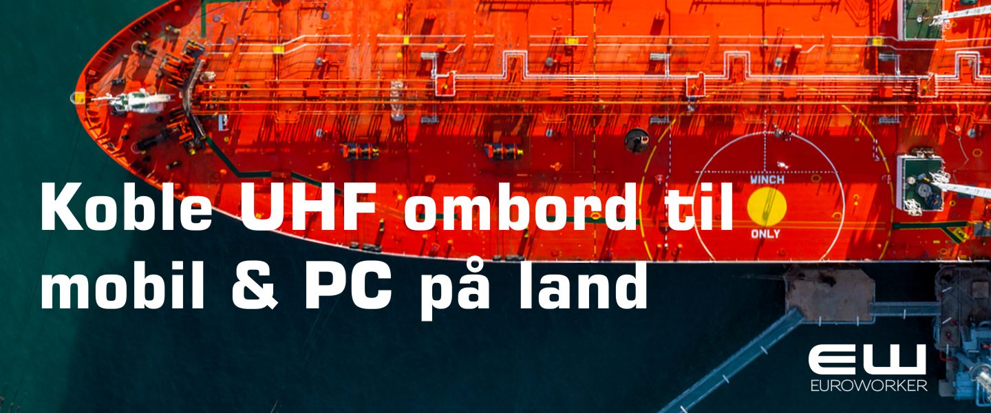 Hvordan koble UHF ombord til mobil eller iPhone på land?