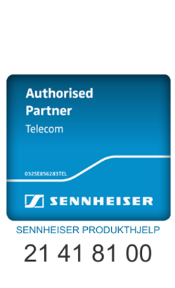 For hjelp med Sennheiser headset  - 22 80 80