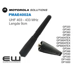 Motorola UHF Antenne til GP3XX & DP1X00  (PMAE4002A)