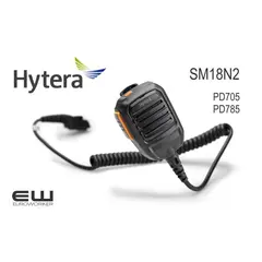 Hytera SM18N2 Håndholdt Mikrofon med 3,5mm uttak. For Hytera PD705/PD785 (SM18N2)