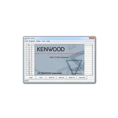 Kenwood KPG-166DM Programming software
