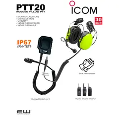 PTT20 Vanntett Pillow Icom Nøklingsbryter (J11, F2000..)