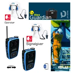 Full Duplex Atex Radiosamband  - Vokkero Guardian Atex  (VOKKER-GUARD-FCE001-EX)