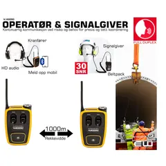Full Duplex Kranpakke - Vokkero Guardian Standard (2 Users)