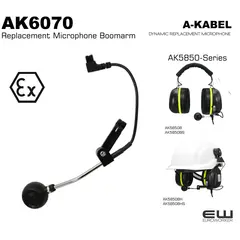 A-Kabel AK6070 - Replacement Dynamic Microphone (AK5850-series)