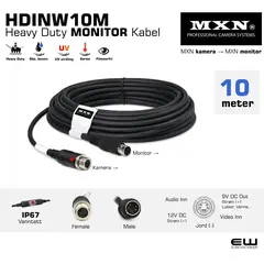 10m - MXN Heavy Duty Standard Cable - HDINW10M