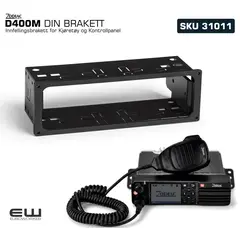 Zodiac D400M DIN Innfellingsbrakett - 31011 EUROWORKER