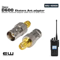 Zodiac D600 Ekstern Antenne adapter (BNC hunn)