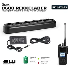 Zodiac D600 Multi Unit Charger - varenummer 47463