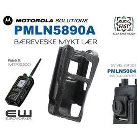 Motorola PMLN5890A  Klick Fast Ready Bæreveske i mykt lær (MTP3000)