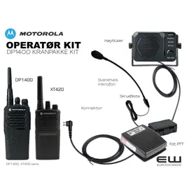 Motorola DP1400 Operatør Kit for Kran og Rigg