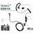 Hytera EHS-16 C-Shell One Wire Headset til PD365, PD355, PD375
