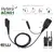 Hytera ACN01 PTT Headset med Inline MIC for 3,5mm Listen Only Earpiece (HP705, HP785)