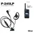 D-Ring Headset c/w In-Line PTT 80cm cable.