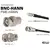 Antennekontakt BNC-hann FME-hann - 40901