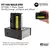 Charge, configure and offload a single VT100 body-worn camera. Quickly charge, configure and offload your VT100 body-worn camera. The 1-port dock is compact and lightweight, perfect for remote workers with a small number of VT100 cameras spread across multiple sites.