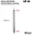 Antenna extension RA103-60
Glomex antennas’ extensions are used for vertical elevation of the antenna in order to clear the reception/transmission field. They can be made of stainless steel or UV resistant fibreglass, with standard 1″”x14 thread, and they are the ideal complement to all Glomex antennas (VHF, AIS, etc.). RA103/60 is a stainless steel extension, 600 mm/24” high.
