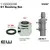 Procom 110000038 - G1 Revolving Nut
Procom CXL 1" revolving nut, small