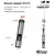 Scan Anetnna adapter 10000-421 - fra 1"-14TPI til G1"-11, euroworker