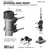 Scan Antenna 10000-183 Universal 1" 14TPI Mast/Radil Antenna Mount