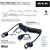 Extra Heavy Duty Trailer Socket Kit for 1 Camera