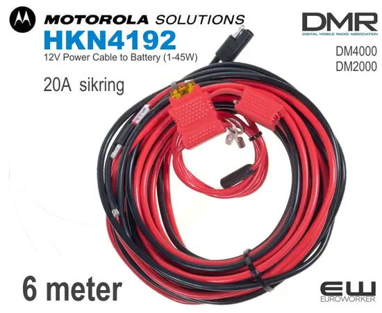 Motorola Batterikabler (HKN4191, HKN4192, HKN4137)