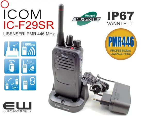 ICOM  IC-F29SR PMR Håndholdt Radioterminal