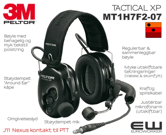 3M Peltor Tactical XP Headset (J11)