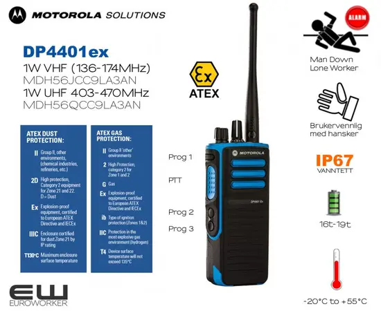 DP4401EX SOLAS A - ONBOARD FIREFIGHTING - SAVOX C 440  - 3M PELTOR TACTICAL XP