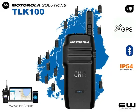 Motorola WAVE PTX TLK100i POC Radio (4G, WiFi)