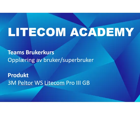 Litecom Academy - Brukerkurs - Training - EN352 - Peltor - euroworker