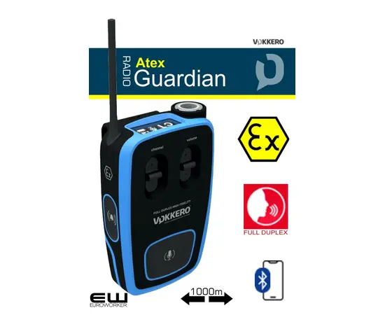 Full Duplex Atex Radiosamband  - Vokkero Guardian Atex  (VOKKER-GUARD-FCE001-EX)