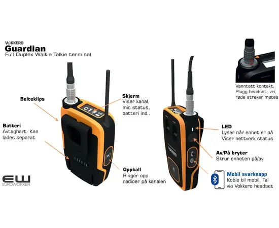Vokkero Mobile Radio Terminal Guardian