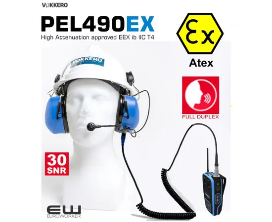 Full Duplex Atex Radiosamband  - Vokkero Guardian Atex  (VOKKER-GUARD-FCE001-EX)