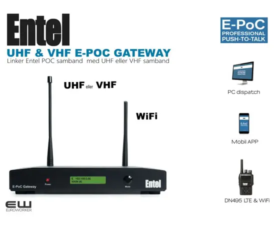 Entel E-POC Gateway, Extender, Bridge (UHF, VHF, POC)
