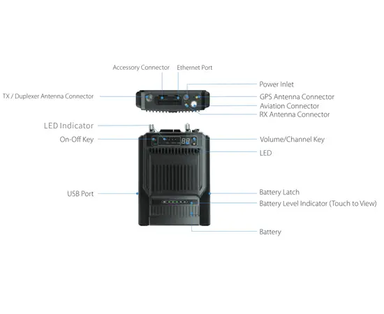 Hytera HR655 - Portabel Batteridrevet Signalforsterker (UHF)