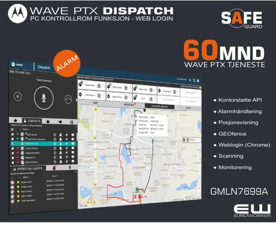 Motorola Wave PTX PC Dispatch - Safeguard Lisens (3-60mnd), 3 image