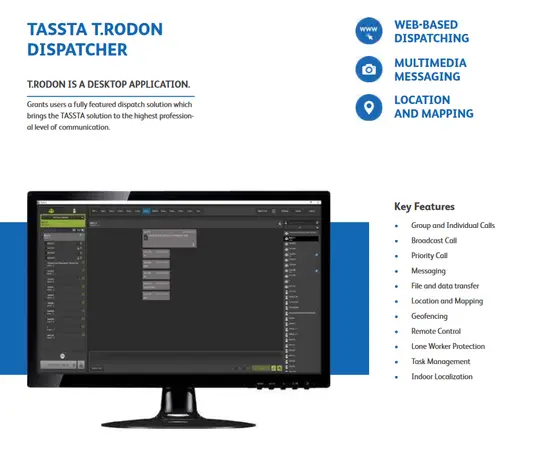 Tassta Private Server - POC Radio System (WiFi, 4G, WLAN)