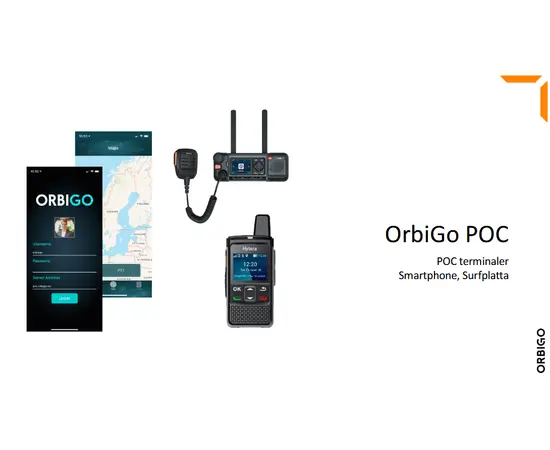 OrbiGo PTT - POC Android Abonnement (1 mnd)