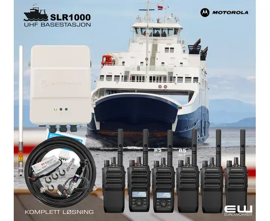 Motorola SLR1000 UHF Ombord Basestasjon - Komplett løsning