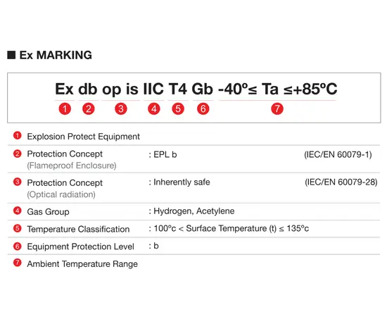 ECC-MEP10D - Heavy Duty Atex Kamera med Nattsyn