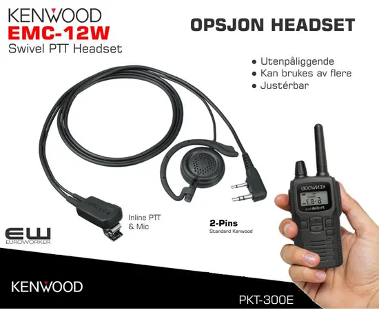 Kenwood PMR PKT300 Publikumsvennlig Butikksamband
